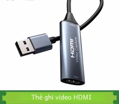Thẻ ghi hình Video Capture găn từ máy ảnh máy game máy tính  -Đầu ghi hình Video capture dùng để livestream