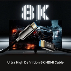 Unitek Cáp HDMI sợi quang 8K Dài Từ 10m Đến 100m UNITEK C11085GY01 tuỳ chọn sợi nhỏ