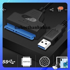Cáp chuyển USB sang Sata 3 hỗ trợ 2.5 inch SSD HDD SATA 22 pin