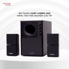 Loa Vi Tính Bluetooth Bass Cực Mạnh MICROLAB X2/X2BT, Công Suất 46W, Làm Việc, Chơi Game, Nghe Nhạc - Hàng Chính Hãng