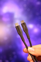 Pisen Cáp sạc nhanh thông minh tự ngắt PISEN PRO - Fox intelligent PowerOff USB-C 100W (1.2m) màu đen