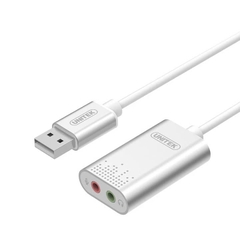 Unitek Cáp chuyển USB sang Sound Unitek Y247A micro và tai nghe cổng 3.5