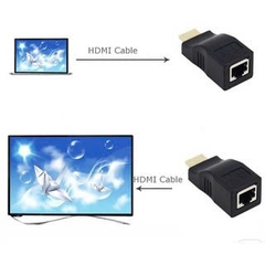 Bộ kéo dài HDMI sang mạng LAN RJ45 gắn từ máy tính sang màn hình tivi