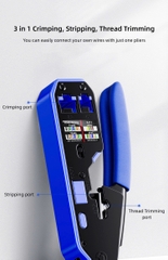 Dtech Kìm bấm mạng RJ45 điện thoại RJ11 Dtech DT1047