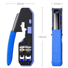 Dtech Kìm bấm mạng RJ45 điện thoại RJ11 Dtech DT1047