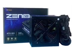Antec Nguồn máy tính ANTEC ZEN500-EC, fan 12cm- Hàng chính hãng