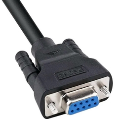 Dtech Cáp cổng Com RS232 Dtech DT 9005C 2 đầu cái 1.5m 3m màu đen.