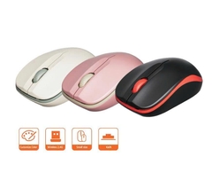 Chuột không dây Newmen F116 màu đen, xám, trắng tuỳ chọn