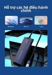 Đầu Đọc Thẻ Nhớ Đa Chức Năng Type C USB 2.0 6 Trong 1 SD/TF/XD/CF/M2 tùy chọn