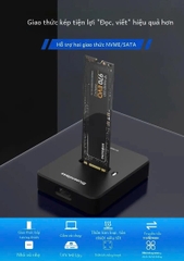 Đế (Dock) đọc ổ cứng SSD M2 NVME, M2 sata gắn ngoài tùy chọn