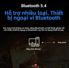 Card mạng không dây Wifi và Bluetooth 5.4 Wifi6 AC1800 2 băng tần kép dùng cho máy tính để bàn