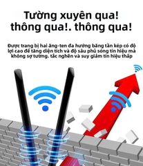 Card mạng không dây Wifi và Bluetooth 5.4 Wifi6 AC1800 2 băng tần kép dùng cho máy tính để bàn