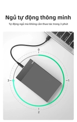 Hộp(Box) đựng ổ cứng máy bàn 3.5 in,ổ cứng laptop SSD 2.5 In USB 3.0 màu đen