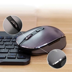 Chuột không dây và Bluetooth Newmen F900S màu xám