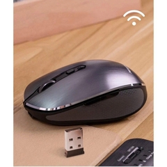 Chuột không dây và Bluetooth Newmen F900S màu xám