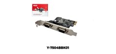 Card PCI E sang COM (RS232) 2 cổng Unitek Y7504BBK01