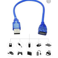 Cáp USB nối dài  USB 2.0 30 CM loại A đầu cái sang đầu đực