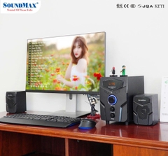 Loa vi tính Bluetooth Soundmax A827 loa 2.1 công suất 20W