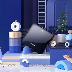 Pisen Sạc dự phòng Pisen TP-D45LS Led Mirror 10000mah thời trang , kính cường lực, màu đen