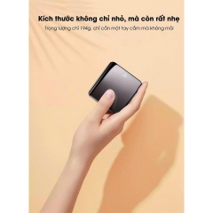 Pisen Sạc dự phòng Pisen TP-D45LS Led Mirror 10000mah thời trang , kính cường lực, màu đen