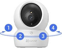 Camera không dây Wifi Ezviz C6N Pro 2K 3MP xoay 360  -Hàng chính hãng