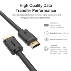 Unitek Cáp HDMI Unitek YC137M  dài 1.5M hỗ trợ 2K, 4K siêu nét