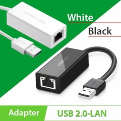 Ugreen Cáp chuyển USB 2.0 sang mạng Lan RJ45 Ugreen UG20254 tộc độ 10/100Mbps