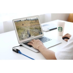 Ugreen Cáp chuyển USB 2.0 sang mạng Lan RJ45 Ugreen UG20254 tộc độ 10/100Mbps