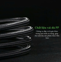 Ugreen Cáp HDMI 2.0 4K 60hz Ugreen 40411 High-End Cable with Nylon Braid HD118 dài 5M