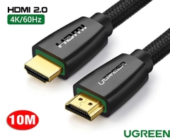 Ugreen Cáp HDMI 2.0 4K 60hz Ugreen 40412 40411 40409 dài 1.5M 3M 5M High-End Cable with Nylon Braid