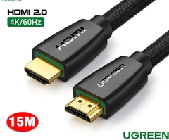 Ugreen Cáp HDMI 2.0 4K 60hz Ugreen 40412 40411 40409 dài 1.5M 3M 5M High-End Cable with Nylon Braid