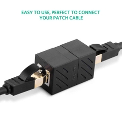 Đầu nối mạng LAN RJ45 Ugreen NW114 20390 màu đen, nhựa