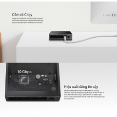 Bộ chia mạng (Switch) 5 Cổng Gigabit Mercusys MS105GS 10/100/1000 Mbps vỏ sắt màu đen