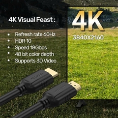Cáp HDMI dài 15M Unitek C11079BK màu đen -Hàng chính hãng