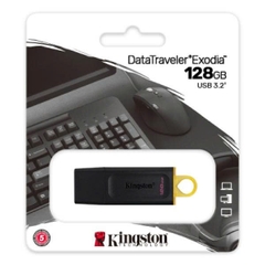 USB 3.2 Kingston DataTraveler Exodia 128Gb dùng cho máy tính điện thoại cổng usb