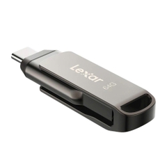 USB 64GB Lexar JumpDrive Dual D400 Chuẩn USB 3.2 Gen 1, Tốc độ đọc 130Mb/s,  BH 2 năm