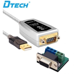 Cáp chuyển USB 2.0 sang Com RS485 RS422 Dtech 5019 dài 1.2M