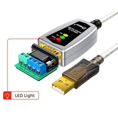Cáp chuyển USB 2.0 sang Com RS485 RS422 Dtech 5019 dài 1.2M