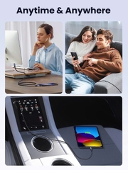 Ugreen Cáp sạc nhanh Type C Ugreen 90440 US535 dài 2M 240W PD3.1 48V 5A dây dù