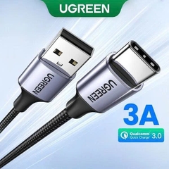 Ugreen Cáp sạc nhanh USB sang Type C UGREEN 60128  US288 dài 2M dây màu đen