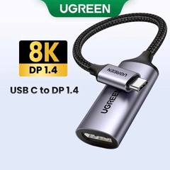 Ugreen Cáp Chuyển Type C sang Dislayport Ugreen 15575 CM 654 8K60Hz dài 15 cm