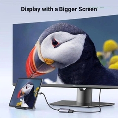 Ugreen Cáp Chuyển Type C sang Dislayport Ugreen 15575 CM 654 8K60Hz dài 15 cm