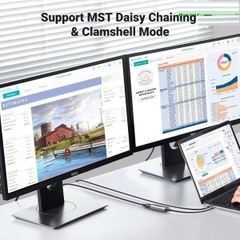 Ugreen Cáp Chuyển Type C sang Dislayport Ugreen 15575 CM 654 8K60Hz dài 15 cm