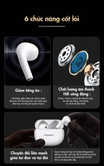 Pisen Tai nghe không dây Bluetooth True wireless PISEN 80 LV24JL màu trắng