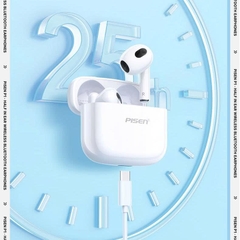 Pisen Tai nghe không dây Bluetooth True wireless Buds P1 PISEN BHD TW4 màu trắng