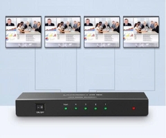 Bộ chia HDMI 1 sang 4 Ugreen 40202 hỗ trợ full HD, 4K*2K@30H màu đen, vỏ kim kim loại