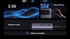 Cáp chuyển  USB 3.0 sang mạng Lan RJ45 2.5Gbps Ugreen 25051 CM468 vỏ nhôm