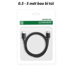 Ugreen Cáp HDMI 2.1 Ugreen 45433 HD175 dài 3M Hỗ Trợ 8K@60Hz, 4K@240Hz