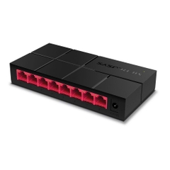 Mercusys Bộ chia mạng (Switch) 8 Cổng Gigabit Mercusys MS108G 10/100/1000 Mbps vỏ nhựa màu đen