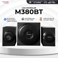 Loa Vi tính Bluetooth Microlab M380BT Bluetooth 2.1 – Công Suất 42W, AUX 3.5mm